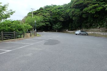 八幡岬公園の駐車場